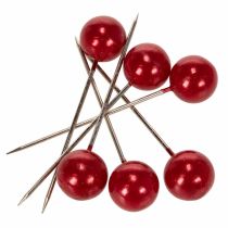 Artikel Perlkopfnadeln Rot Ø20mm 90mm