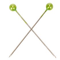 Artikel Perlkopfnadeln Grün Floristik vielseitig einsetzbar Ø4mm 40mm 150St