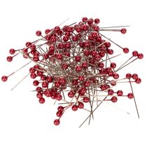 Artikel Perlkopfnadeln Rot Dekonadeln für Floristen Ø4mm 40mm 150St