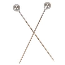 Artikel Perlkopfnadeln Floristik Dekoration Silber Ø4mm 40mm 150St