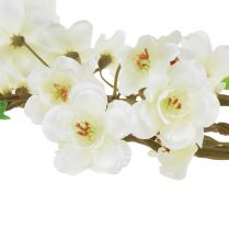 Artikel Pfirsichblütenzweig künstlich Cremefarben Frühling 69cm