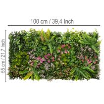 Artikel Künstliche Pflanzenwand 100 x 55 cm vertikal Begrünung