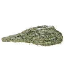 Artikel Pflanzherz aus Naturmaterial für Floristik mit Folie 25cm