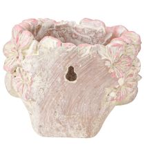 Artikel Pflanzkopf Blumentopf zum Aufhängen Beton Optik Rosa H13cm