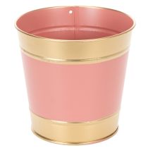 Artikel Pflanzkübel Blumentopf Metall Übertopf Ø13cm H12cm 4St
