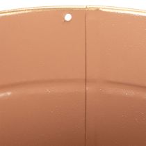 Artikel Pflanzkübel Blumentopf Metall Übertopf Ø17cm H14,5cm 4St