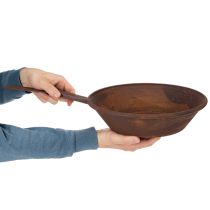 Artikel Pflanzschale Rost Pfanne mit Griff Übertopf Metall Ø31cm