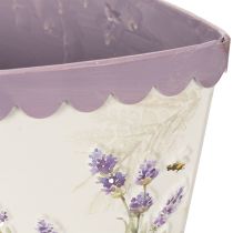 Artikel Blumentopf Schubkarre mit stilvoller Lavendeloptik 46cm
