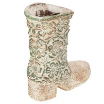 Artikel Blumentopf Cowboystiefel Pflanzschuh Vintage Blumenmuster 24cm