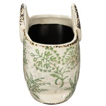 Artikel Keramik Tasche bepflanzen für Wohnbereich und Balkon 21cm