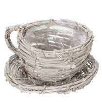 Artikel Teetasse Naturmaterial mit rustikalem Charme für exklusive Indoor Dekoration 13cm