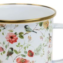 Artikel Pflanztasse Emaille Tasse zum Bepflanzen Blumen Ø11cm