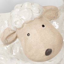Artikel Schaf Pflanzgefäß aus Keramik Deko Pflanzschale für Garten und Wohnung 2St