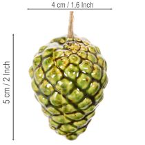 Artikel Zapfen Anhänger Pinienzapfen als Herbstdeko zum Aufhängen 5cm 3St