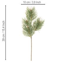 Artikel Kiefernzweig künstlich dekorativer Bund für Gestecke 39cm 6St
