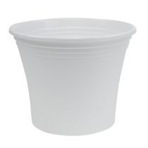 Artikel Plastik Topf „Irys“ Weiß Ø25cm H21cm, 1St