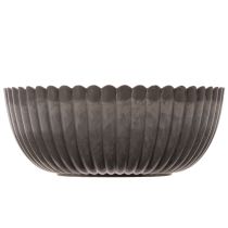 Artikel Schale geriffelt anthrazit Deko Schale rund 15cm 2St
