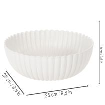 Artikel Schale Dekoschale geriffelt Große Form 25cm