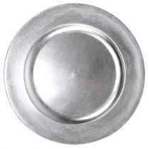 Plastikteller Silber Ø17cm 10St