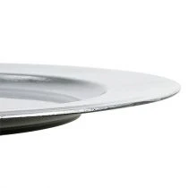 Artikel Plastikteller Silber Ø17cm 10St