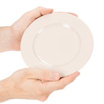 Artikel Teller rund schlicht Dekoration und kleine Gestecke 17cm 6St