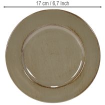 Artikel Teller klein für Deko oder Präsentation 17cm 6St