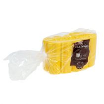 Artikel Plisseemanschetten Gelb 12,5cm 100 St.