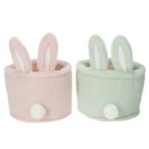 Artikel Osterdeko Hasen Aufbewahrung Körbchen für Geschenke und Wohnzimmer 18cm 2St