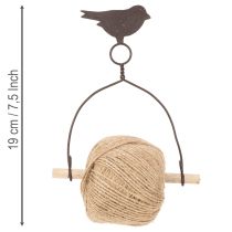 Artikel Praktischer Deko Bandhalter Vogel Shabby Chic