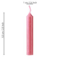 Artikel Puppenkerzen 10mm Rot Wiedemann Kerzen 65/10 50 St
