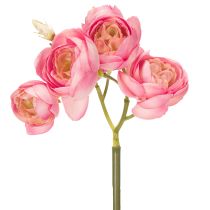 Artikel Kunstblume Ranunkelstrauß Stilvolle Tischdekoration 32cm 5St