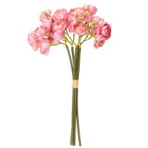 Artikel Kunstblume Ranunkelstrauß Stilvolle Tischdekoration 32cm 5St