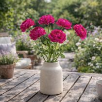 Artikel Kunst Ranunkel als Einzelblume für zeitlose und vielseitige Raumgestaltung 51cm 3St