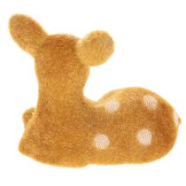 Artikel Deko Rehkitz Figur liegend für Tischdeko 8cm 6St