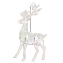 Artikel Rentier Anhänger aus Acryl für Weihnachtsbaum 14cm 4St