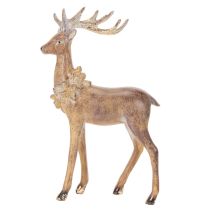 Artikel Dekofigur Hirsch mit Geweih zum Aufstellen Weihnachtsdeko 28cm