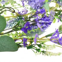 Artikel Romantische Blumengirlande Lavendel Lila Weiß 194cm