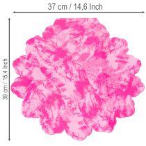 Artikel Blumenmanschette rondella runde Manschette 38cm pink für Sträuße