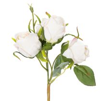 Artikel Kunstblumenstrauß Rosen für stilvolle Tischdekoration 31cm 3St