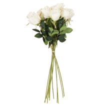 Artikel Kunstblume Rose Langer Stiel für Vase 62cm 12St