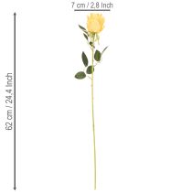 Artikel Künstliche Rose mit langem Stiel Kunstblume 62cm 12St