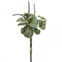 Artikel Künstliche Seidenblumen, Salbei im Bund, Salbei Seidenblume Violett L28cm 4St