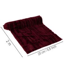 Artikel Samtband Dekoration Tischläufer und Basteln 25cm 2m