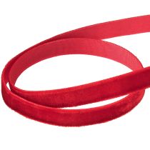 Artikel Samtband Dekoband Velvet Band Rot 10mm 20m