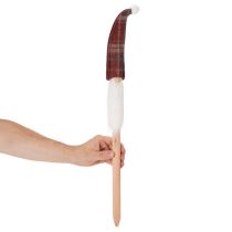 Artikel Weihnachtswichtel Deko Stecker Nikolaus mit Filzmütze 58cm 6St