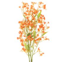Artikel Kunstblume Orchideenzweig Orange filigran Raumdeko 110cm 3St