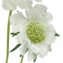 Artikel Skabiose Kunstblume Weiß Gartenblume H64cm Bund mit 3St