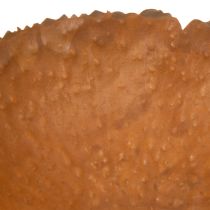 Artikel Metallschale rund Rostoptik Strukturierte Oberfläche 20cm