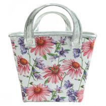 Artikel Jardiniere Frühling Blumenkasten Metall Deko 20×12,5×10cm