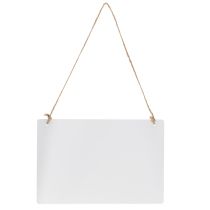 Artikel Metallschild zum Hängen mit Spruch und Weihnachtsmotiven 21cm 2St